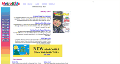 Desktop Screenshot of mymetrokids.com