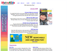 Tablet Screenshot of mymetrokids.com